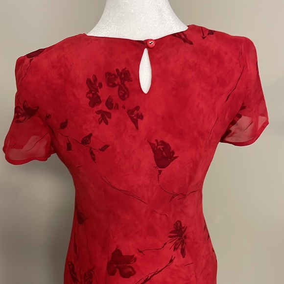 Vintage Red Dress - Picture 4 of 10